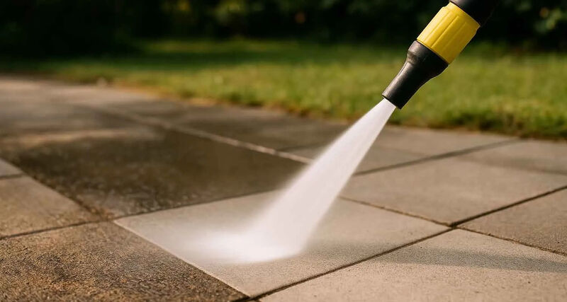 Nettoyage de terrasse et de pavé